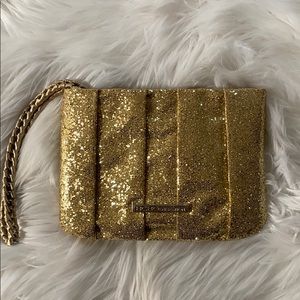 BCBGeneration Gold Clutch